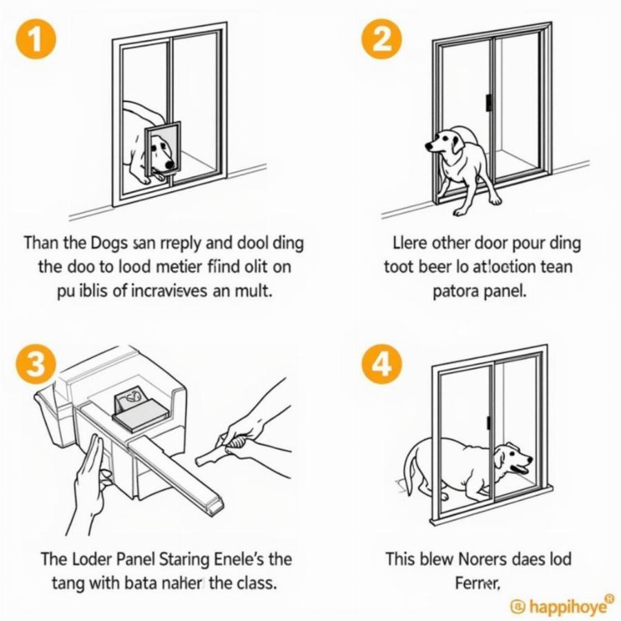 Installing a dog door in a sliding patio door