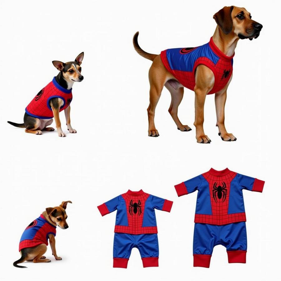 Spiderman Dog Costume Sizes