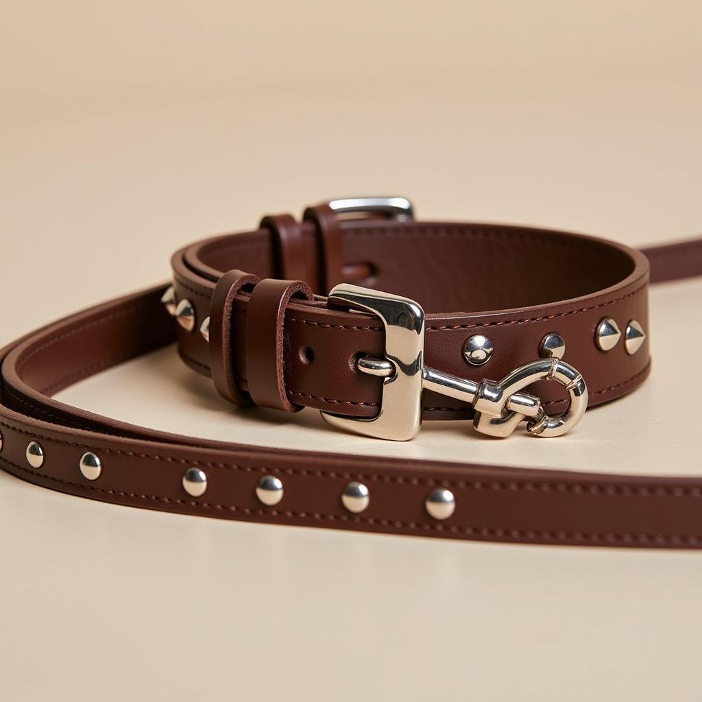 Designer dog collar and leash