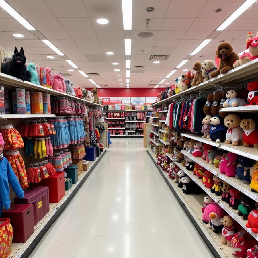 Shopping for Dog Costumes at Target