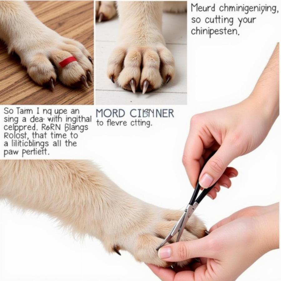 Trimming a Dog's Paw Pads Safely