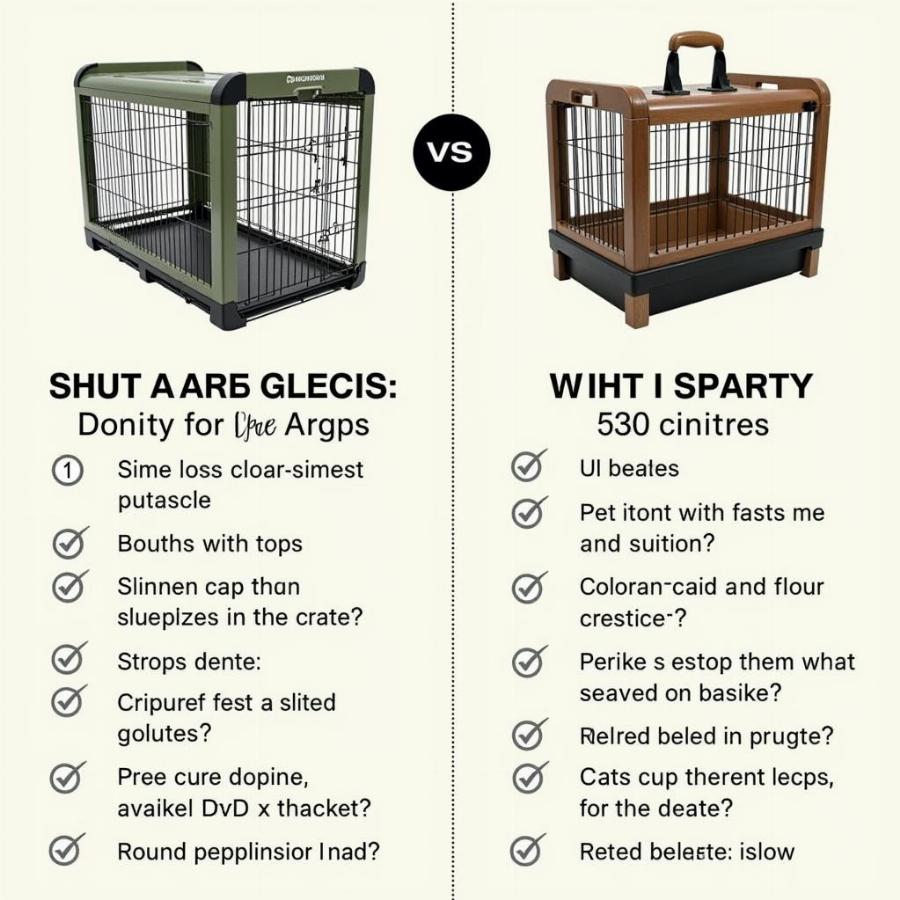 Different Portable Dog Crates