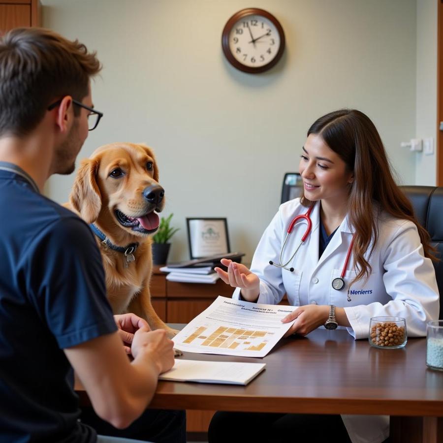 Veterinarian Discussing Fromm Dog Food