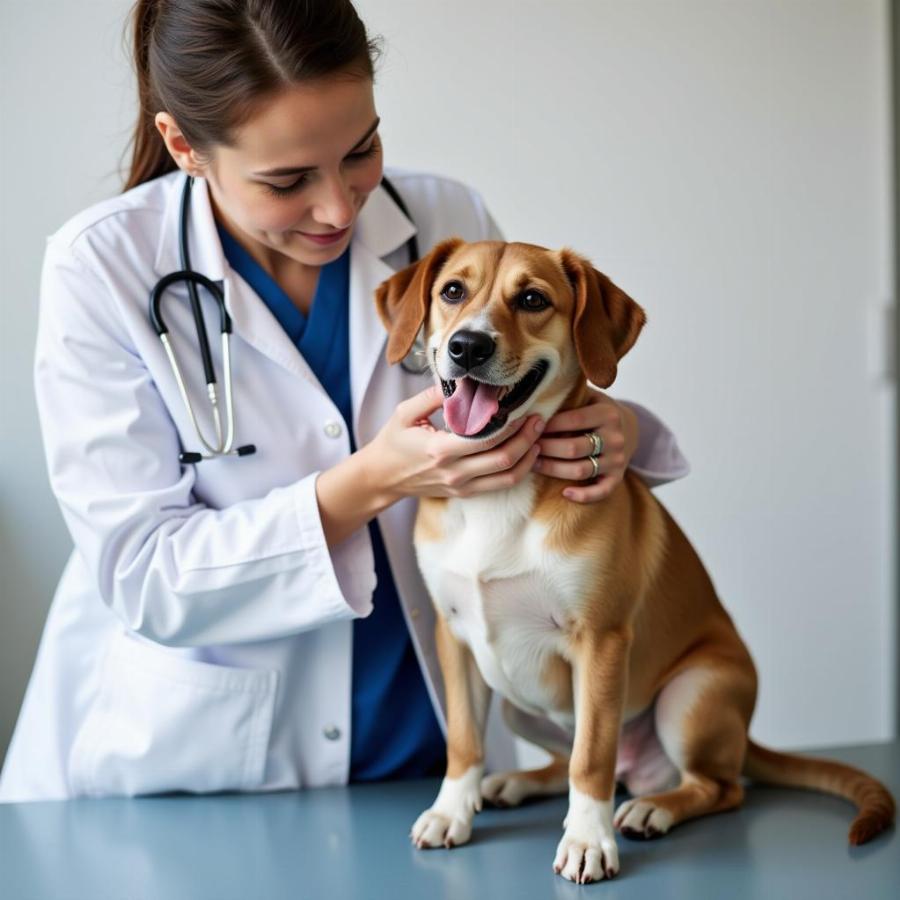 Veterinary Check-up for Mixed Breed Dog