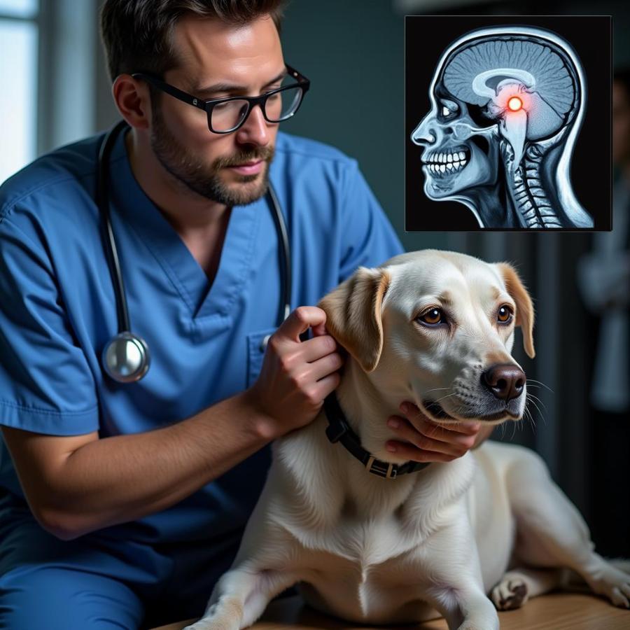 Veterinary Examination for Brain Tumor Diagnosis