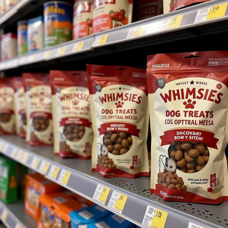 Whimsies Dog Treats Retail Display