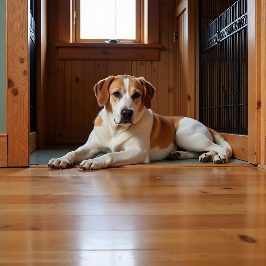 Wooden Dog Kennel Floor