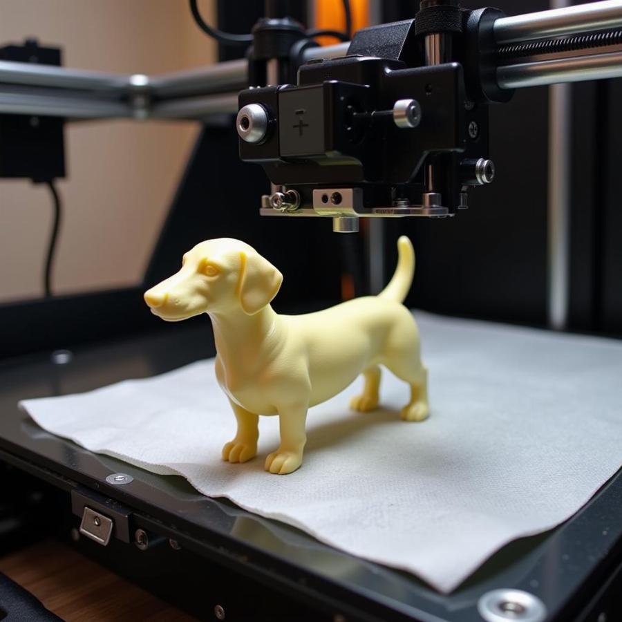 3D Printing a Weenie Dog Paper Towel Holder