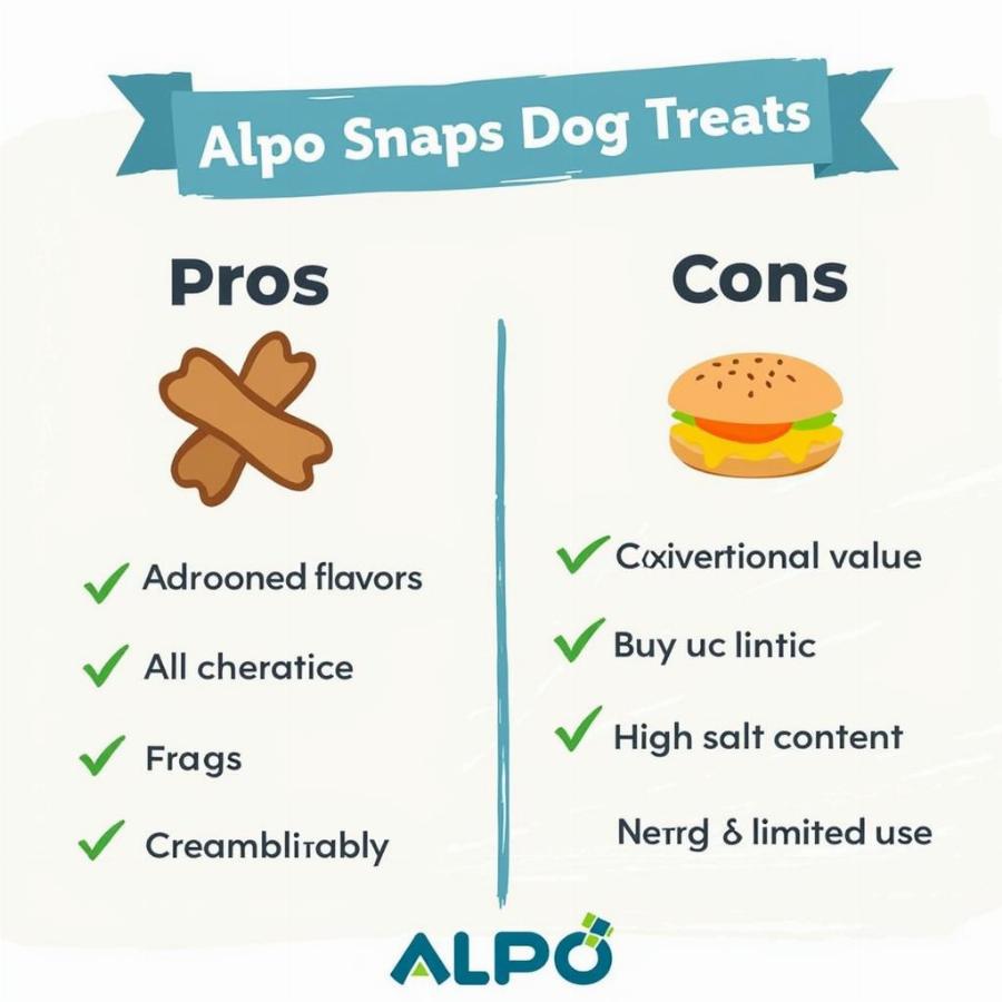 Ưu và nhược điểm của Alpo Snaps dog treats