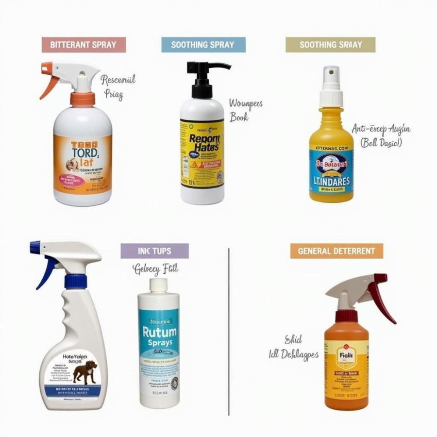 Different Types of Anti Licking Sprays for Dogs