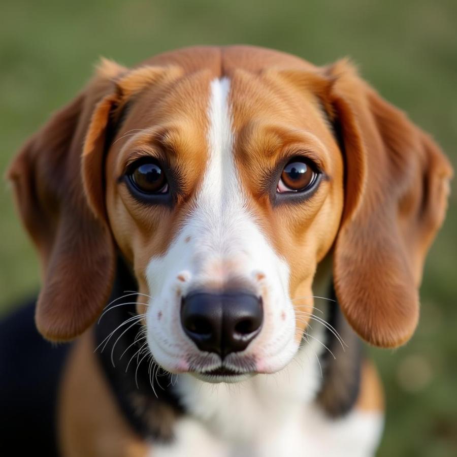 A Beagle showcasing its key features