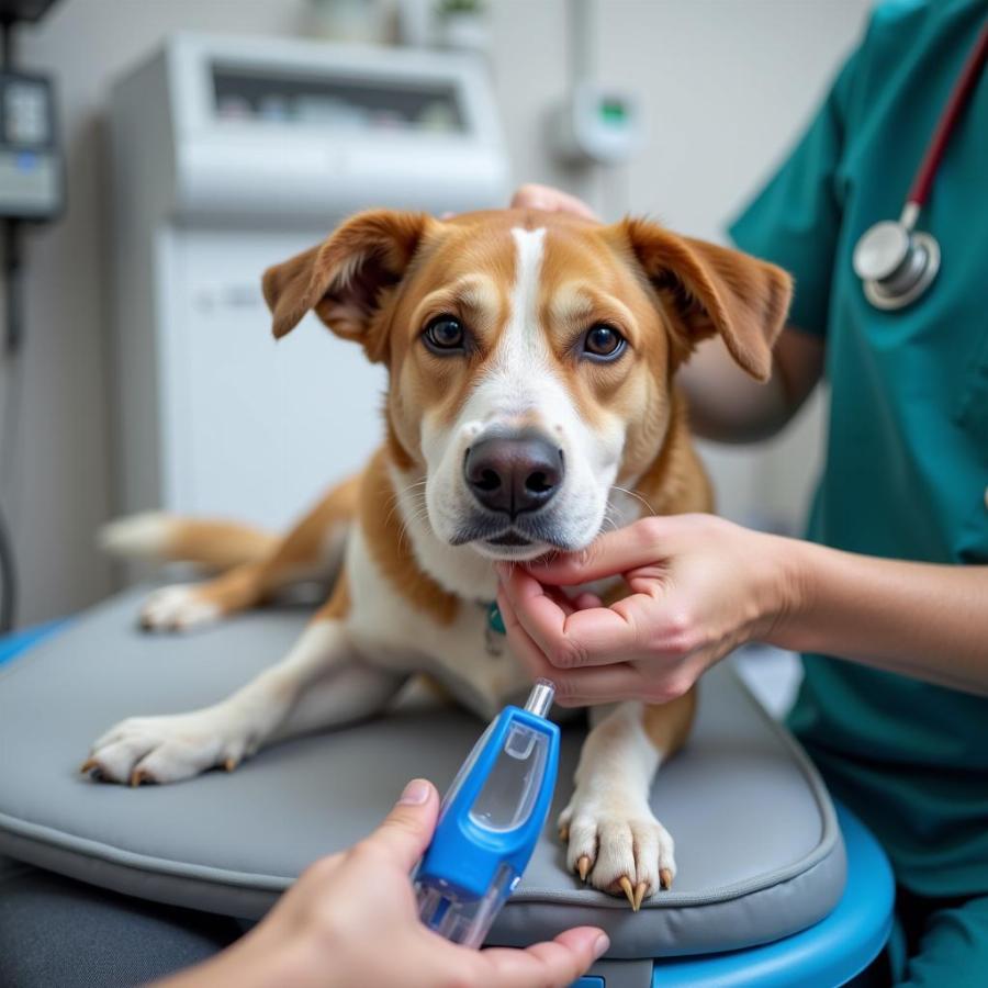 Blood Panel for Dog at Veterinary Clinic