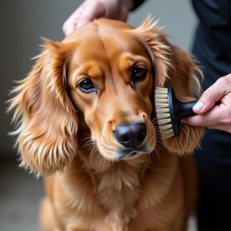 Chăm sóc chó cảnh màu Sable