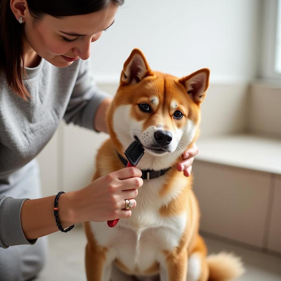 Chăm sóc chó Shiba Inu