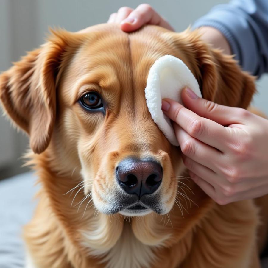 Caring for a Dog's Skin with Hair Loss Around Eyes