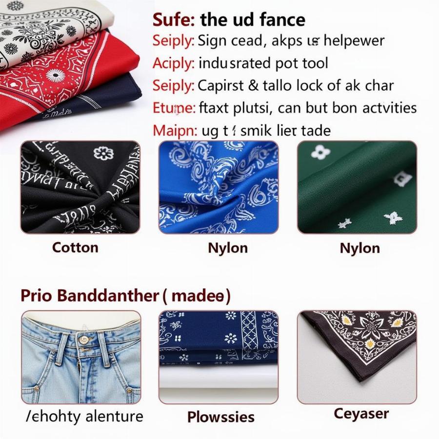 Dog bandana materials