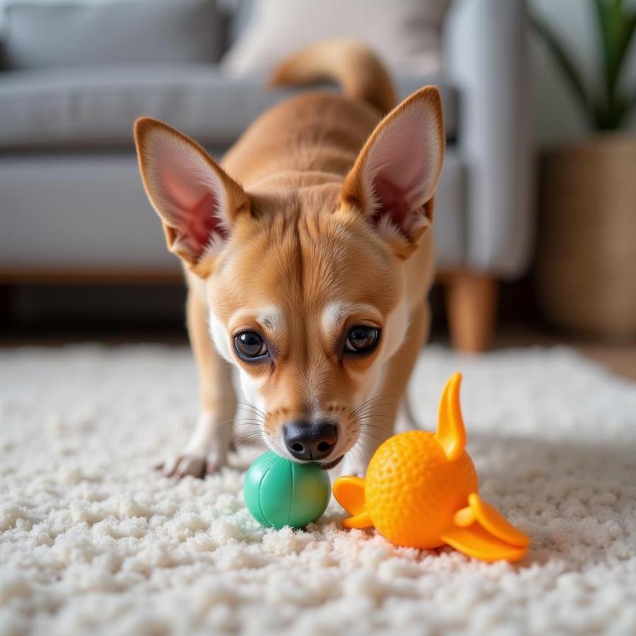 Chihuahua Terrier Mix Playing