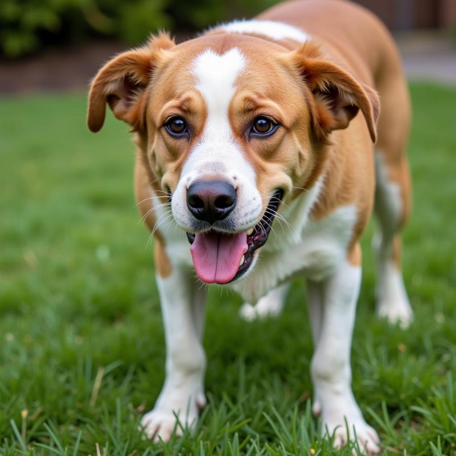 Dog Showing Symptoms of Herbicide Poisoning