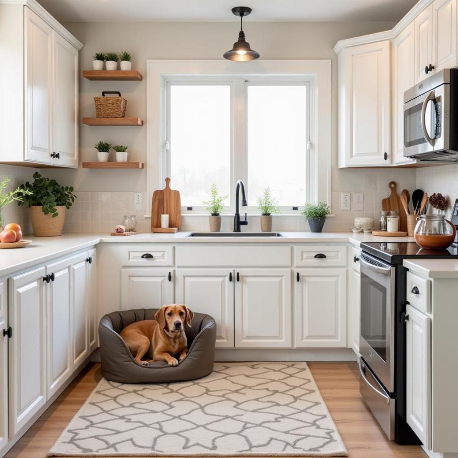 Dog in the Kitchen