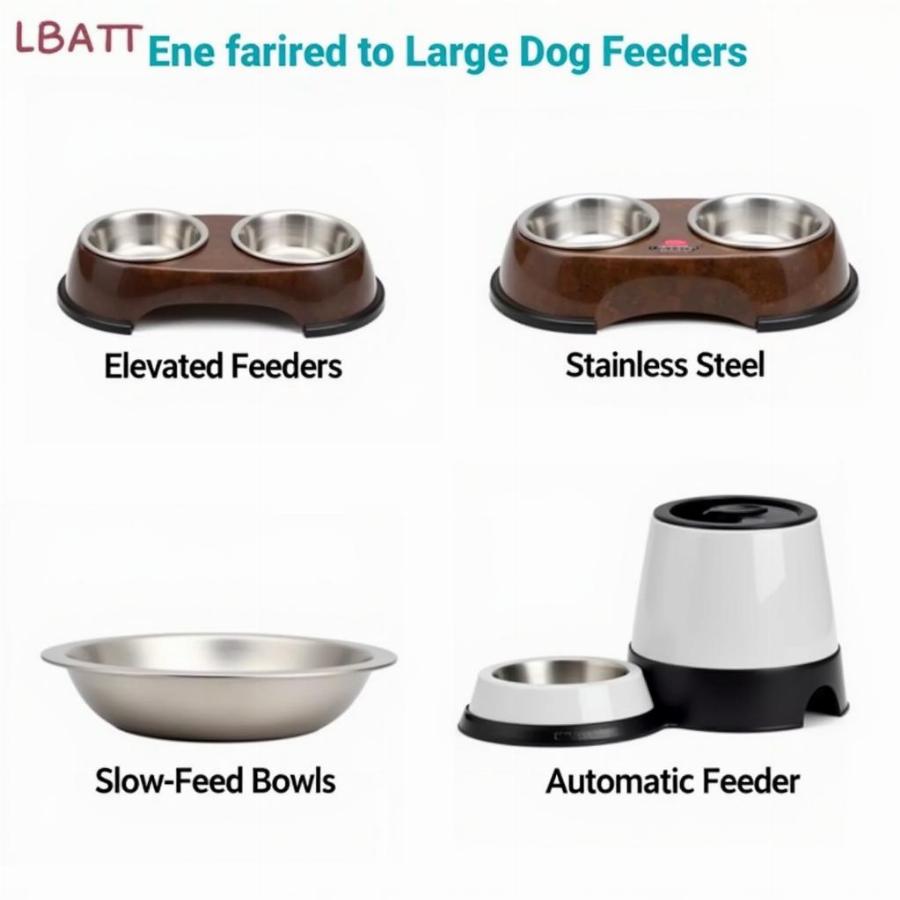 Choosing a food bowl for large dogs