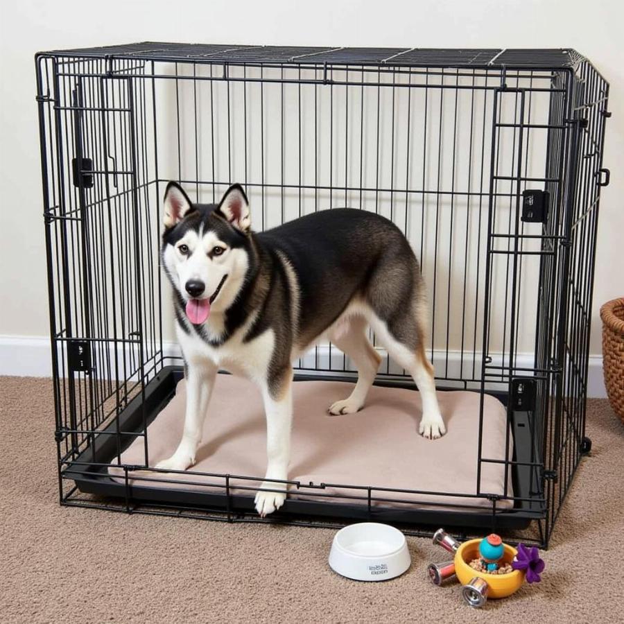 Choosing the Right Dog Cage for Your Husky