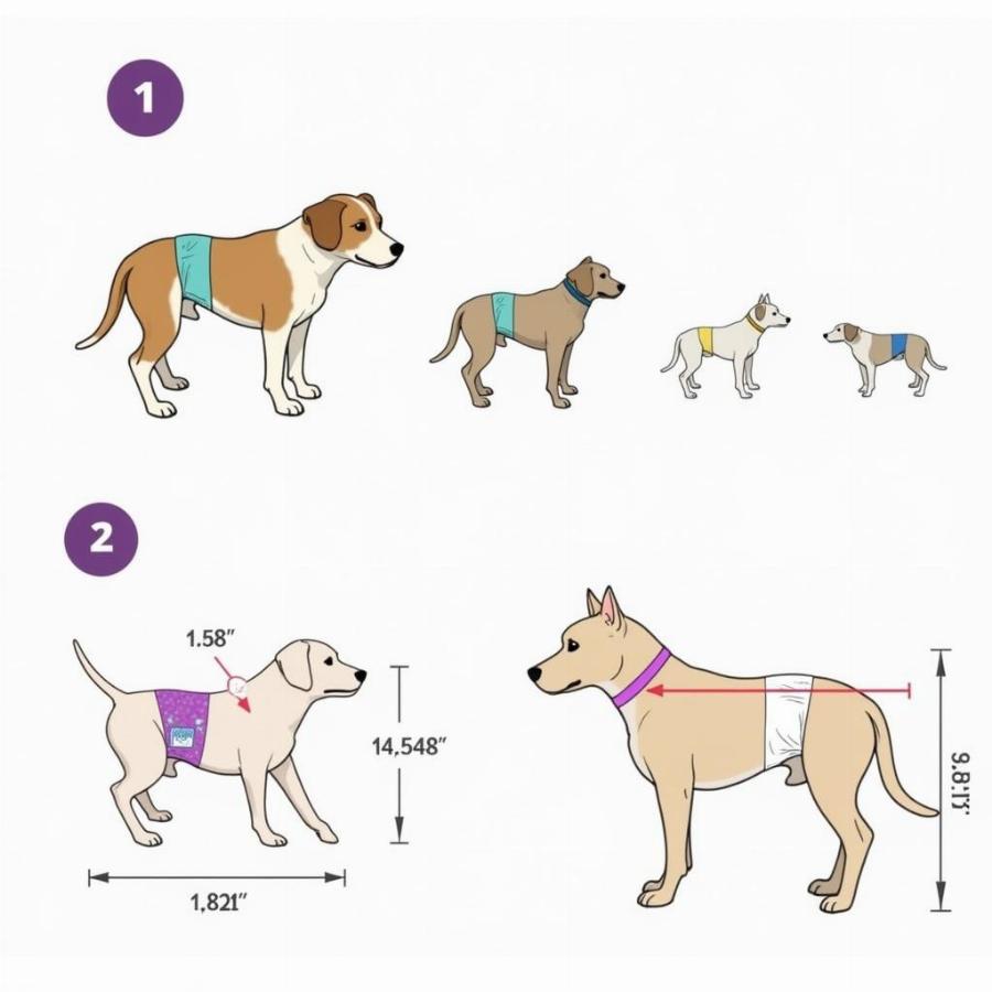 Choosing the right diaper size for senior dogs