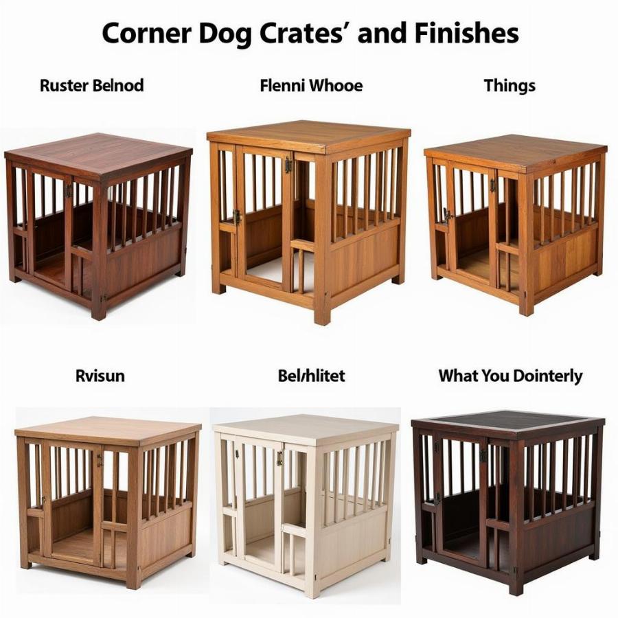 Choosing the Right Wood for Your Corner Dog Crate