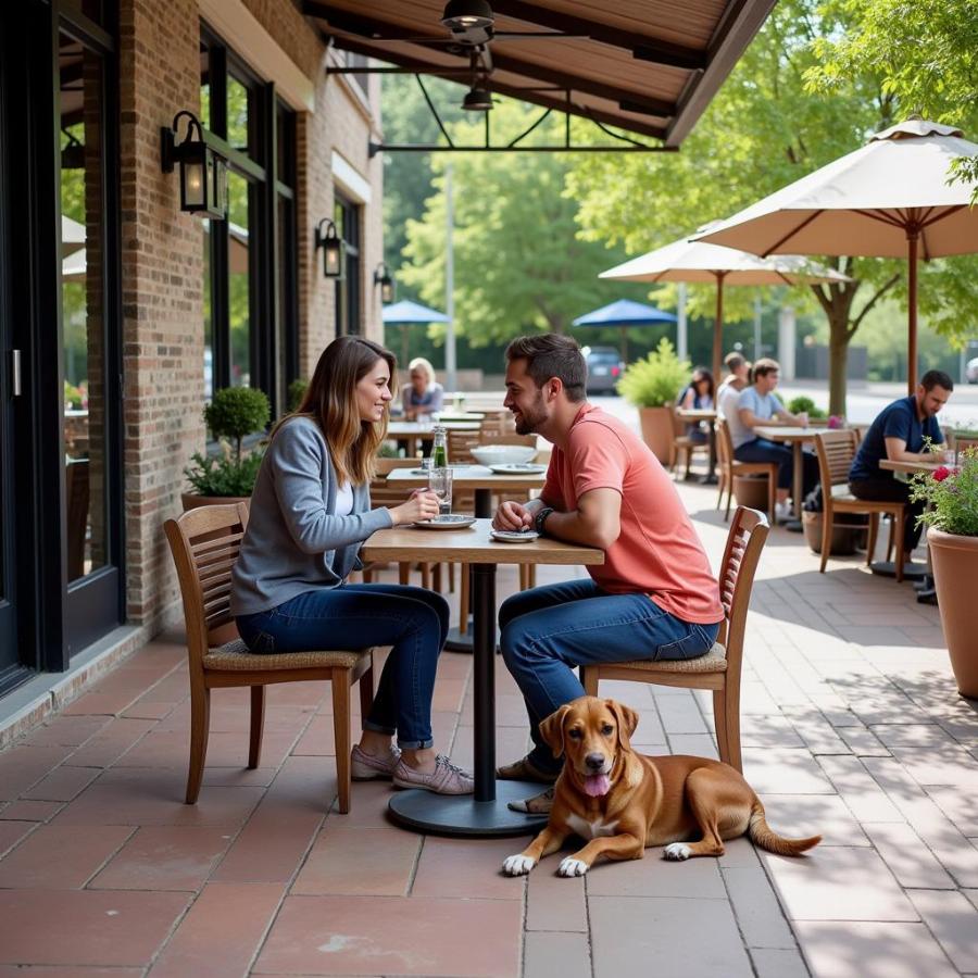 Choosing a dog-friendly restaurant