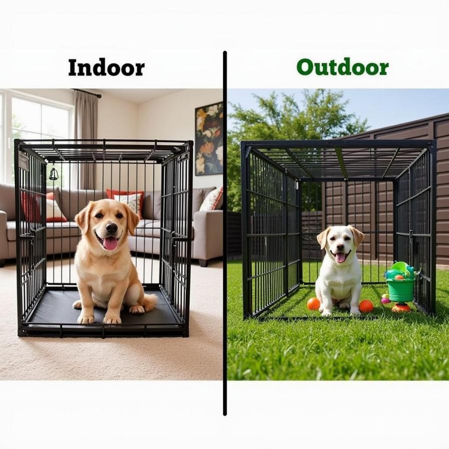 Indoor and Outdoor Small Dog Kennels