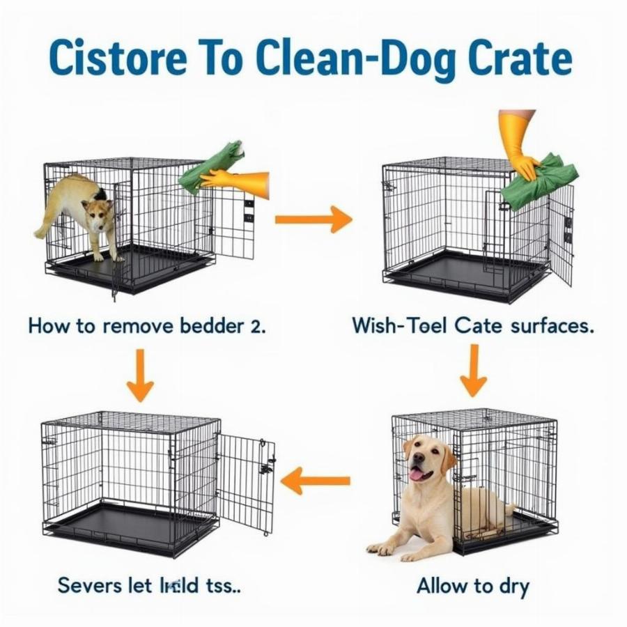 Cleaning a Dog Crate