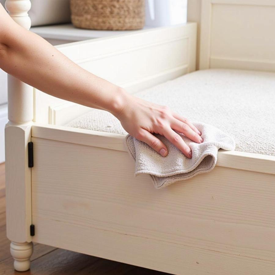 Cleaning Process of a Raised Dog Bed