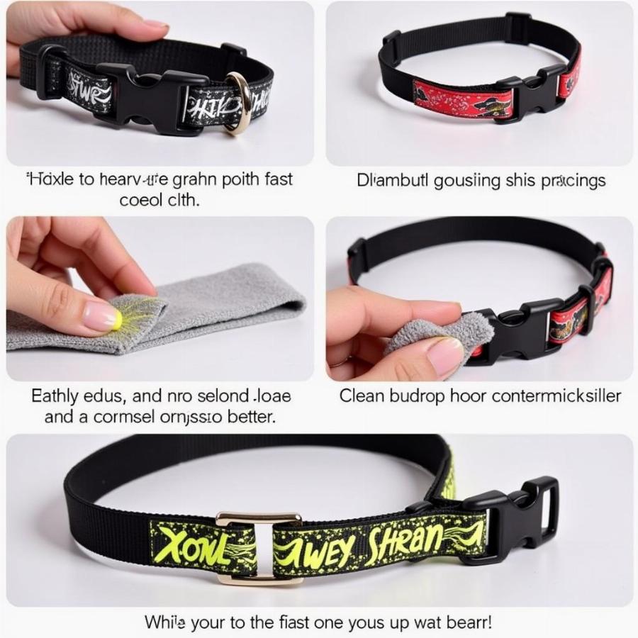 Cleaning a Neon Dog Collar