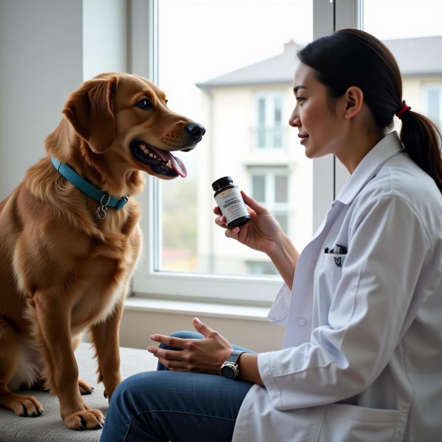 Consulting Vet About Dog Probiotics