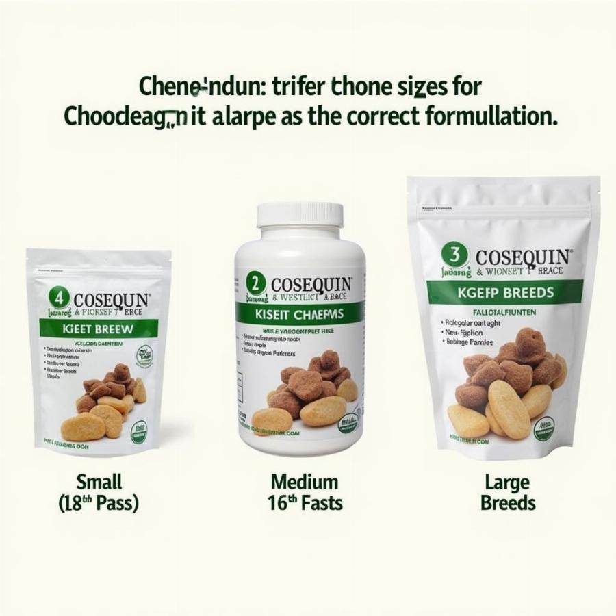 Cosequin Chews for Different Dog Sizes