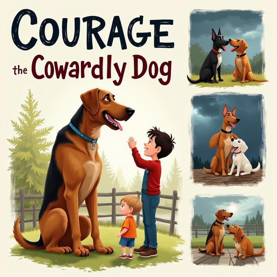 Courage Dog and Real-Life Bravery Examples