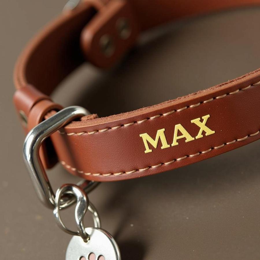 Embroidered Custom Dog Collar with Name