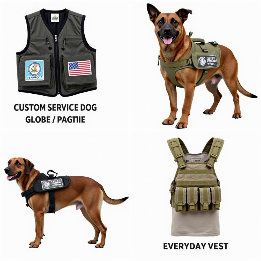 Types of Custom Dog Vests for Various Activities