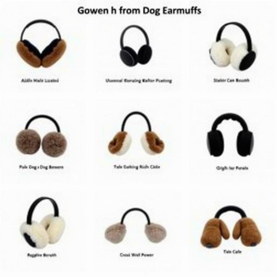 Different Types of Dog Earmuffs