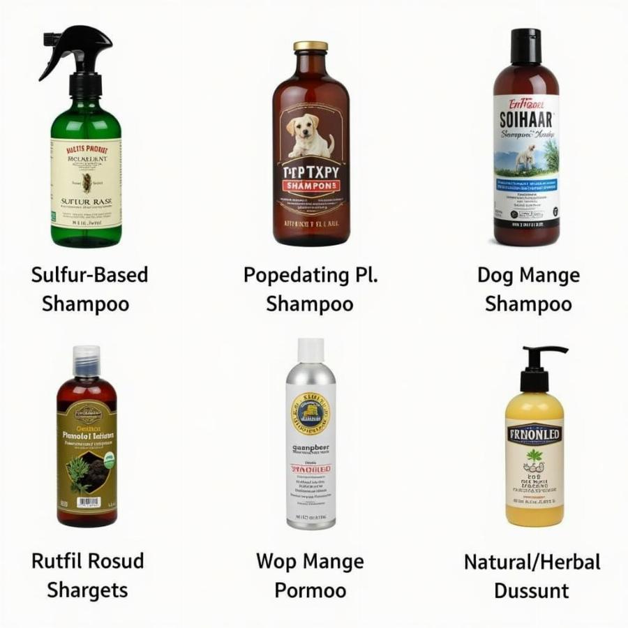 Various Dog Mange Shampoo Options Available