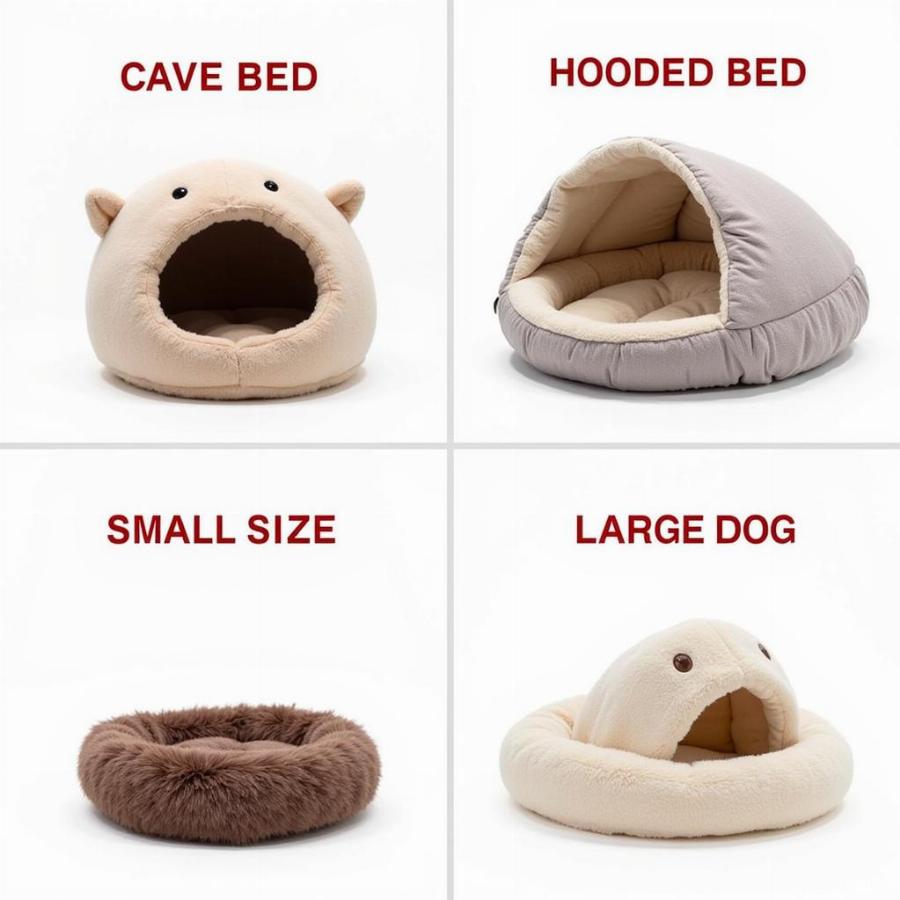 Various Burrow Bed Designs for Different Dog Breeds