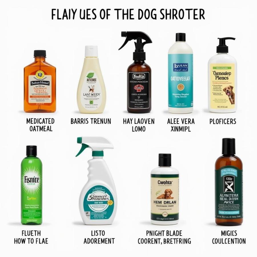 Different types of dog shampoo for allergies