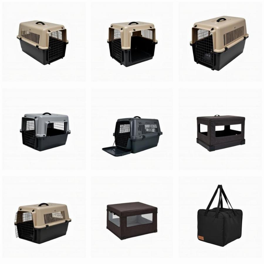 Various Dog Travel Crate Options