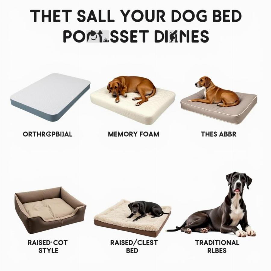 Different Types of Great Dane Beds