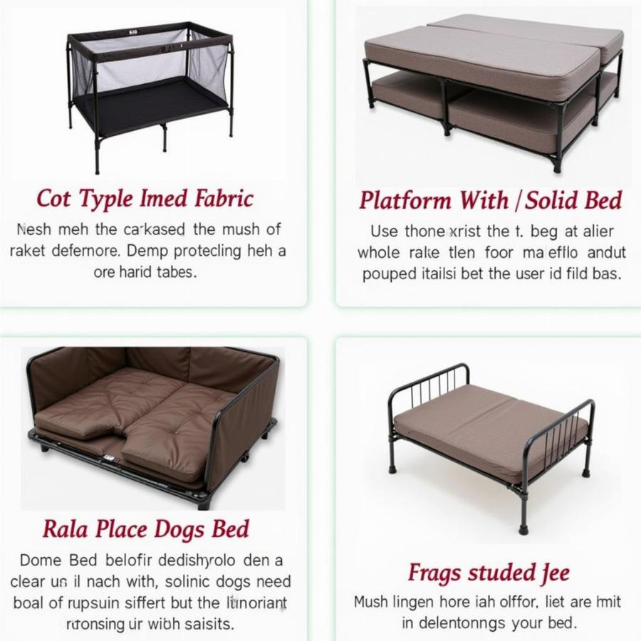 Different Types of Raised Dog Beds