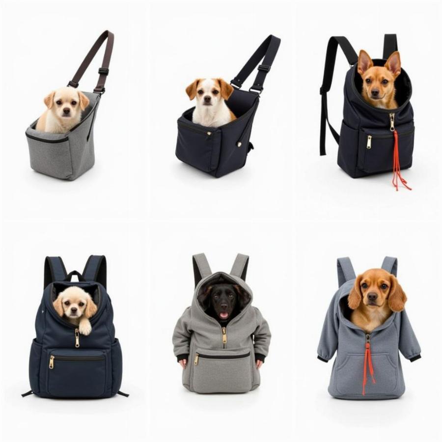 Various Pouch Dog Carrier Styles