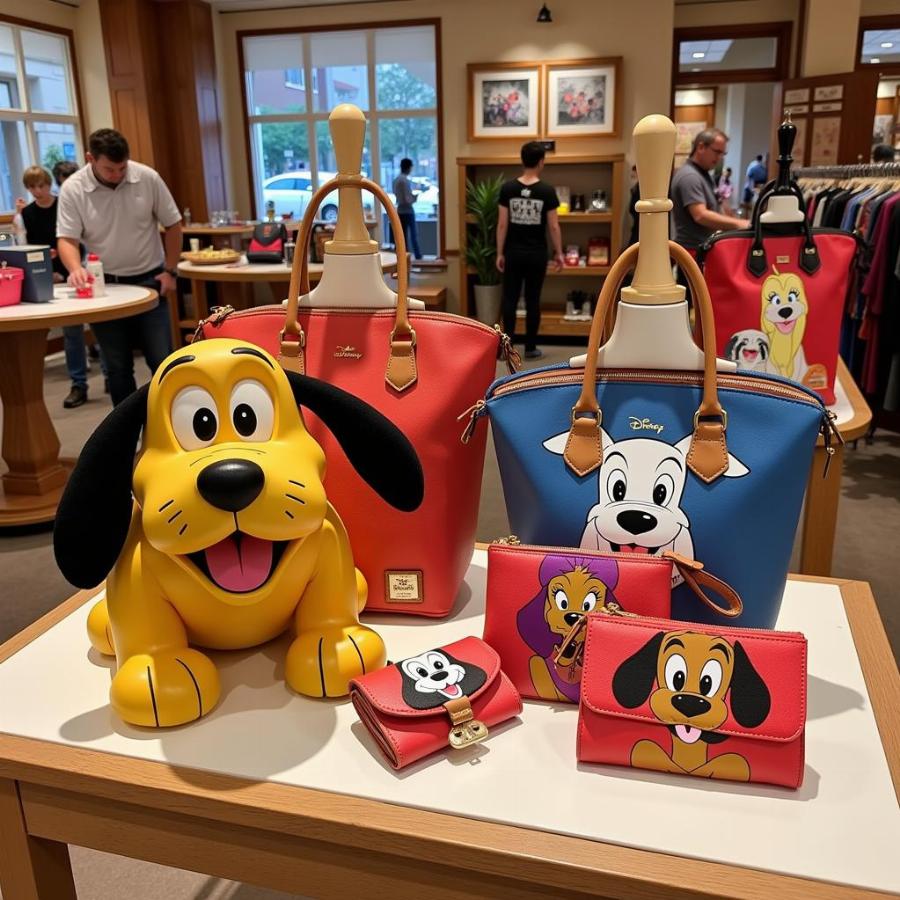 Disney Dogs Dooney & Bourke Collection Display