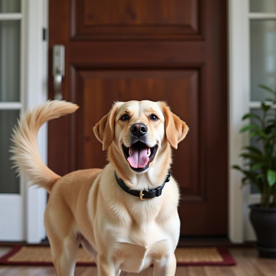 Dog Barking at Doorbell