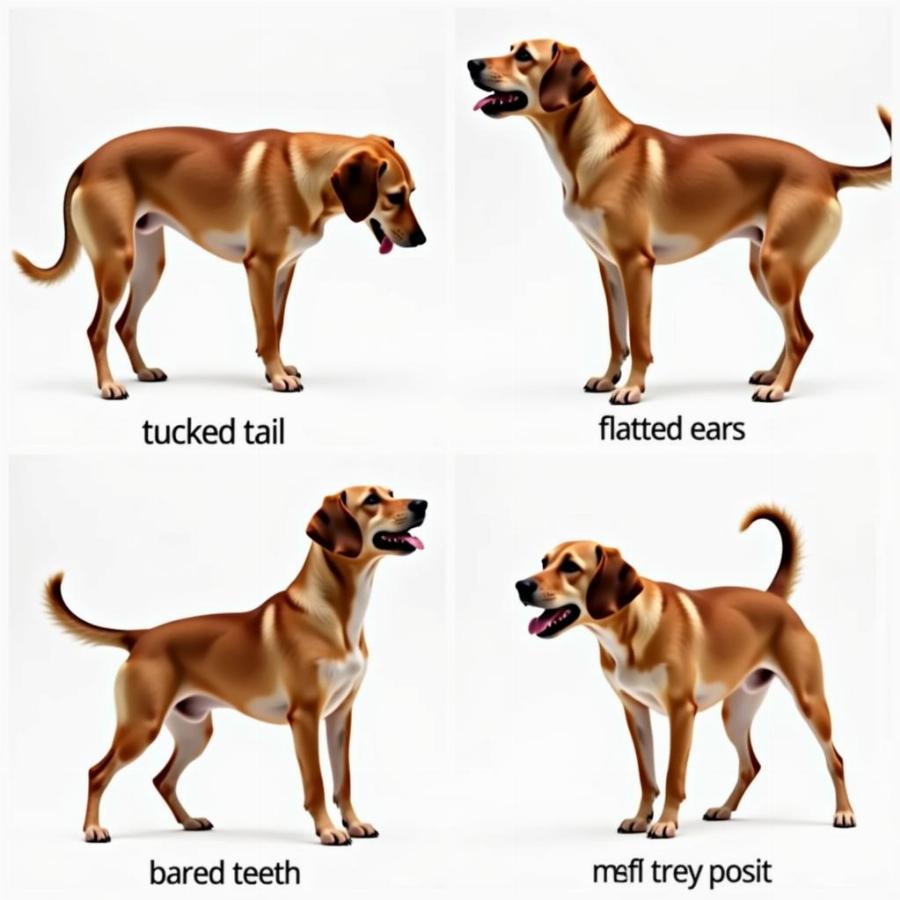 Dog Body Language Showing Fear or Aggression