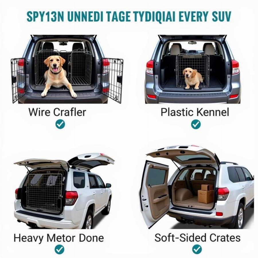 Different Types of Dog Cages for SUVs