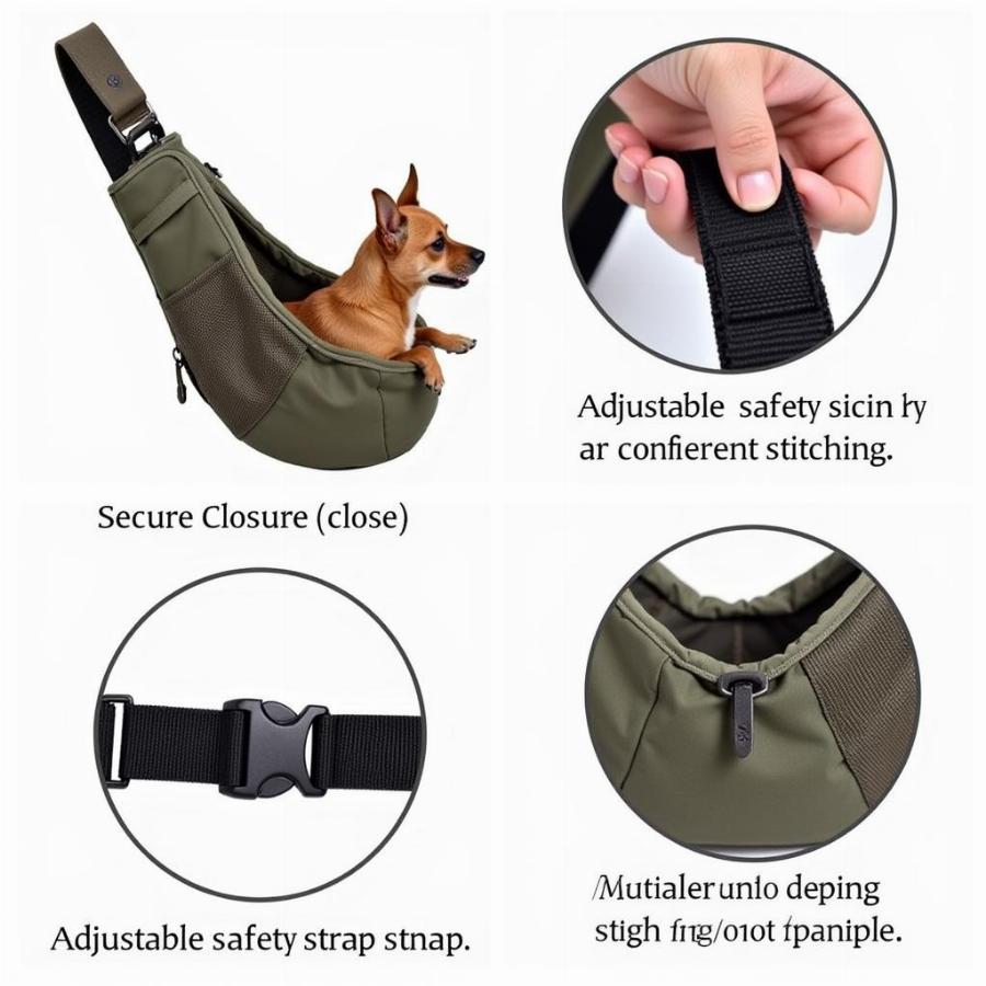 Dog Carrier Sling Safety Features